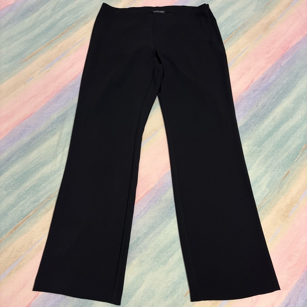 Eileen Fisher Black Casual Work Pants Slacks size 10